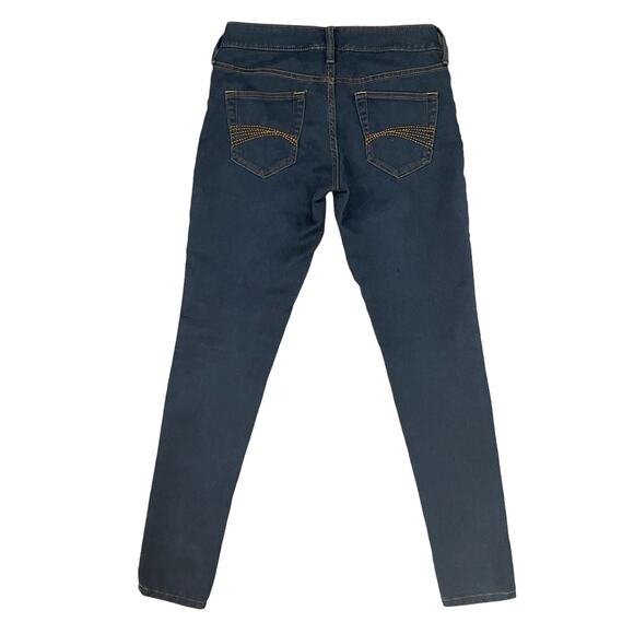 Decree Blue Dark Wash Jeans 5-Pocket Zip Fly Stretch Women’s Size M - Picture 3 of 5